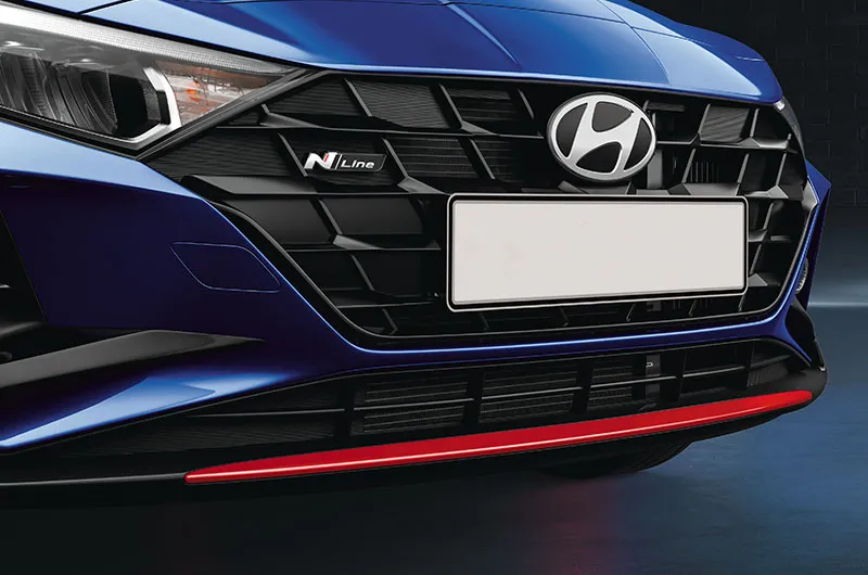 Sporty Black Radiator Grille - I20 N line